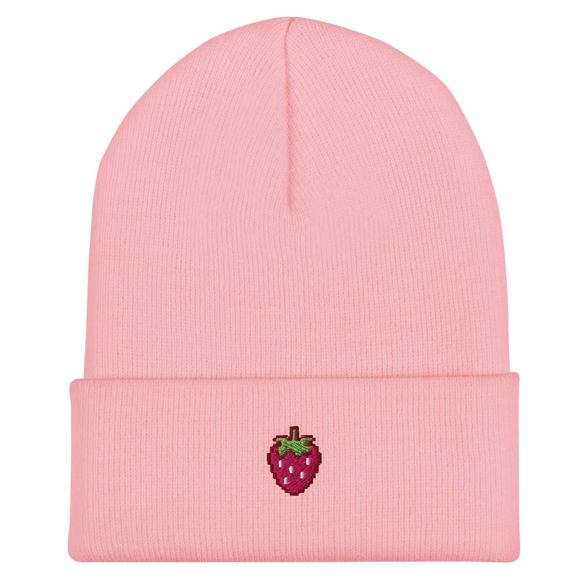 Bonnet fraise brodé – Image 2