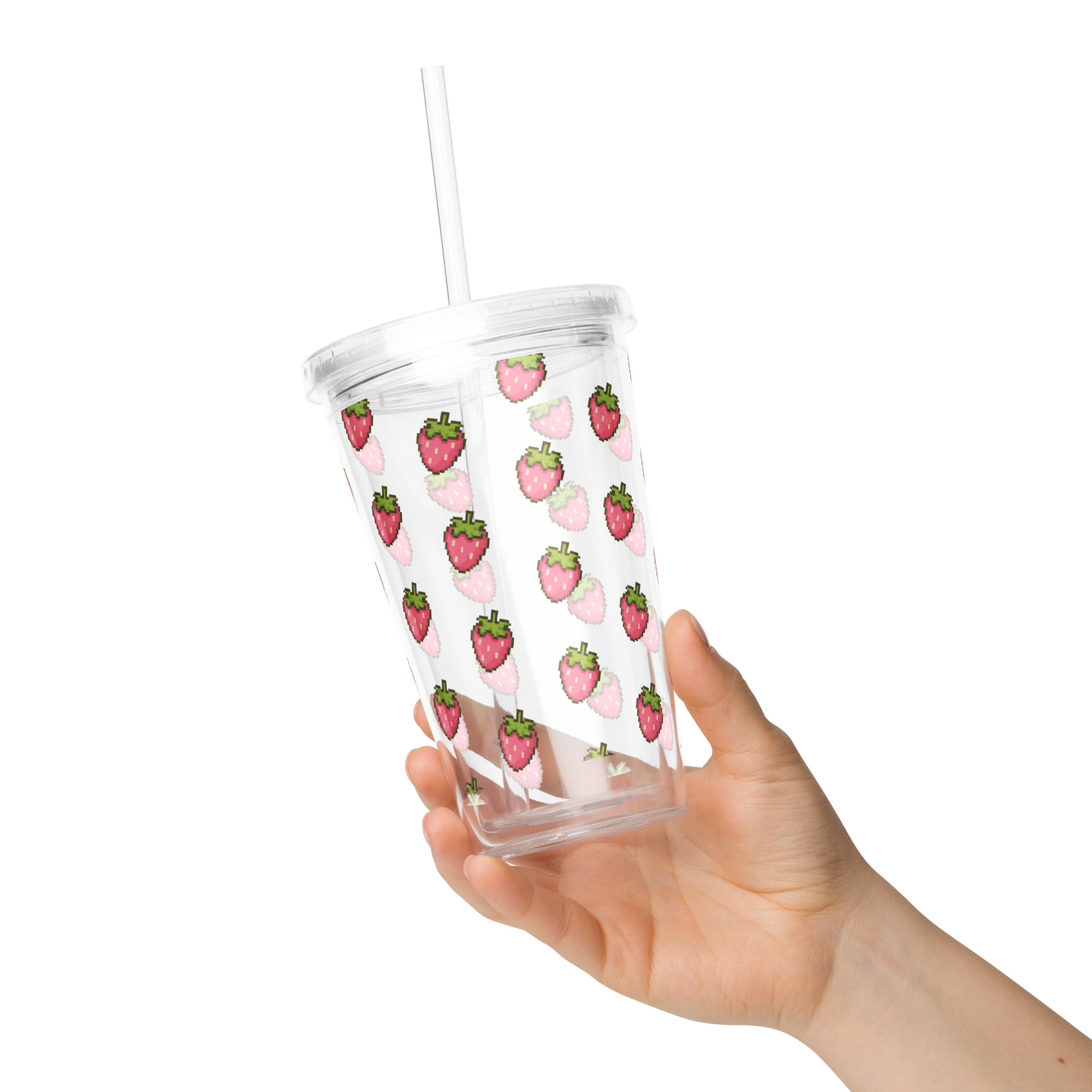 Gobelet Fraises pixel – Image 3