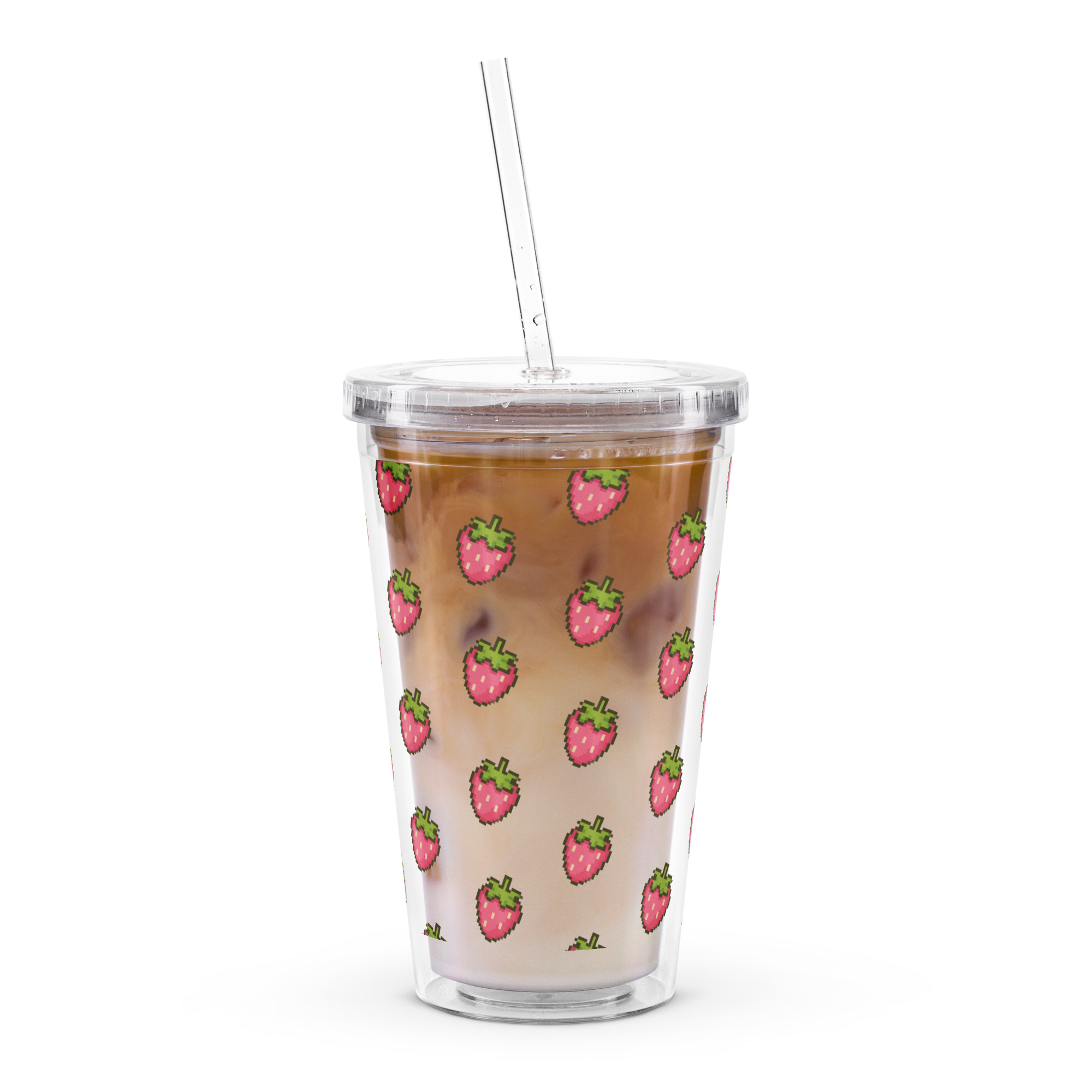 Gobelet Fraises pixel – Image 4