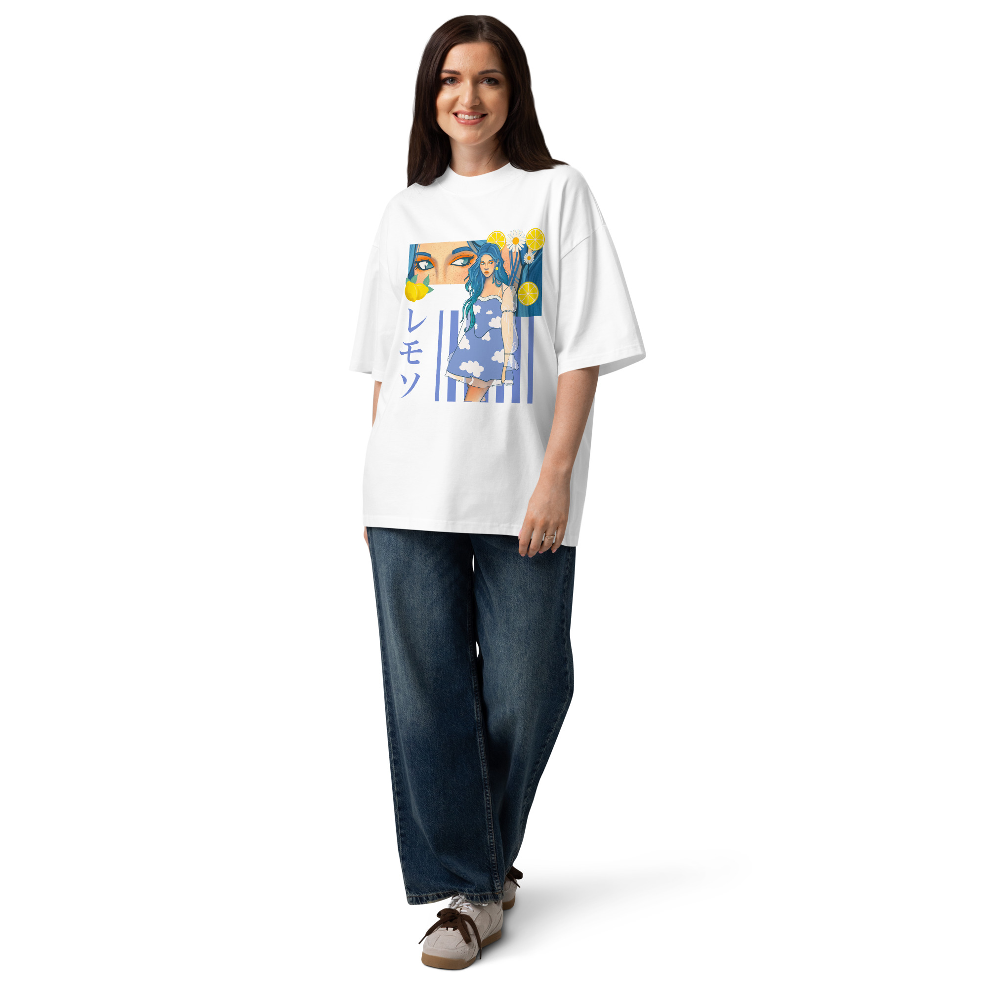 t-shirt-col-montant-ecologique-unisexe-citron